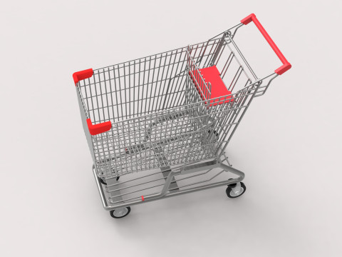 Shopping Cart Model 3D
