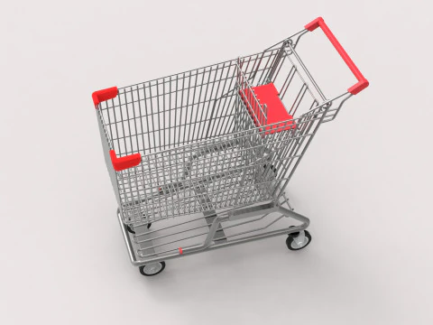 Shopping Cart 3D Model