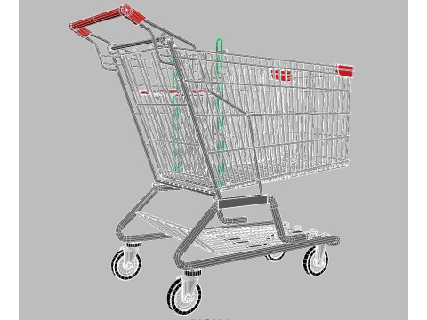 Shopping Cart Model 3D
