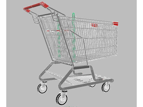 Shopping Cart 3D Model