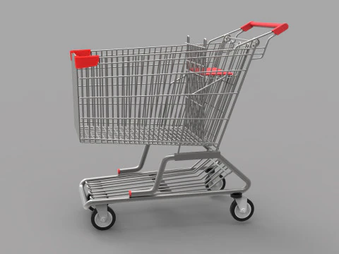 Shopping Cart 3D Model