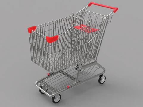 Shopping Cart 3D Model