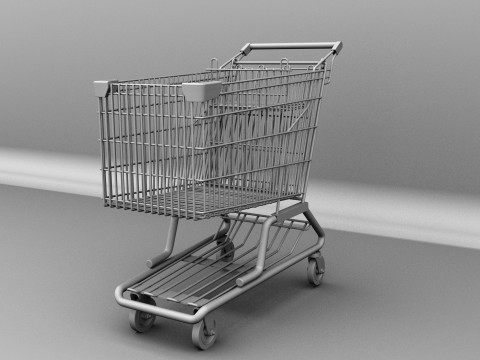 Shopping Cart Model 3D