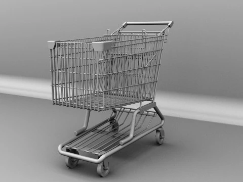 Shopping Cart 3D Model