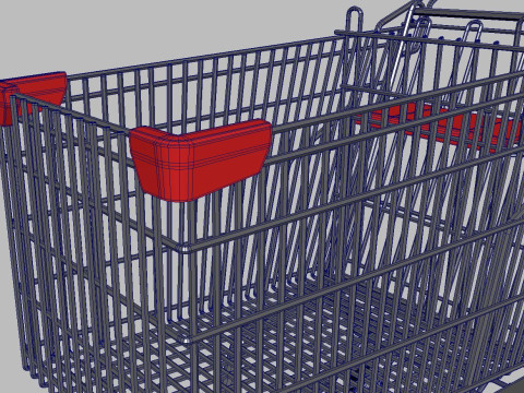 Shopping Cart Model 3D