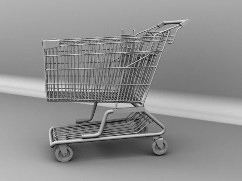 Shopping Cart 3D Model