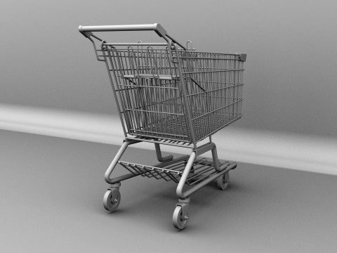 Shopping Cart Model 3D