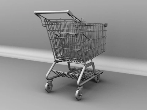 Shopping Cart 3D Model