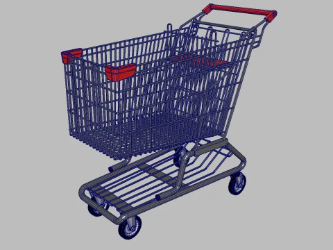 Shopping Cart 3D Model