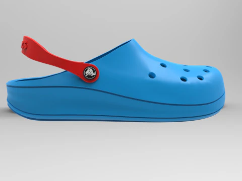 Crocs Shoes 3D Model