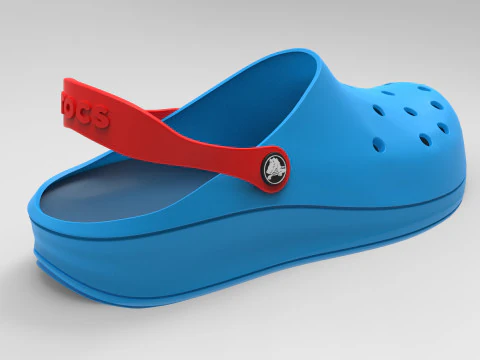 Crocs Shoes 3D Model
