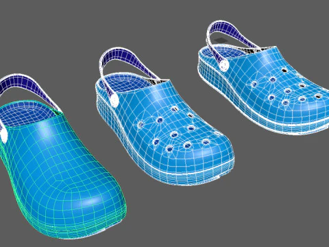 Crocs Shoes 3D Model