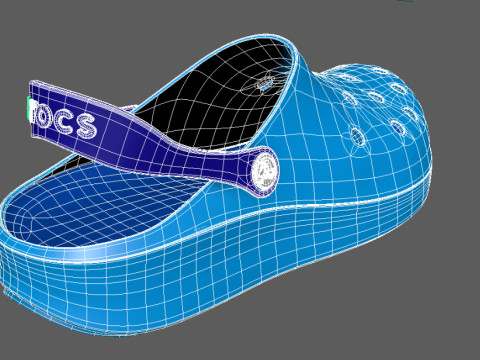 Crocs Shoes Modello 3D