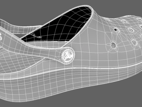 Crocs Shoes 3D Model