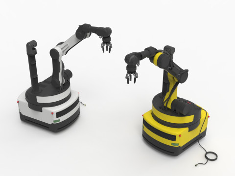 Industrial Robot arm 3D 모델