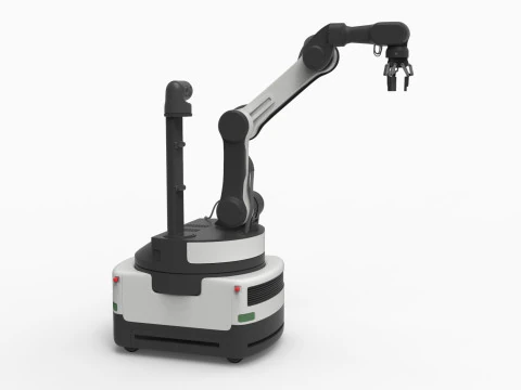 Industrial Robot arm 3D Model