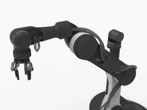 Industrial Robot arm 3D Model