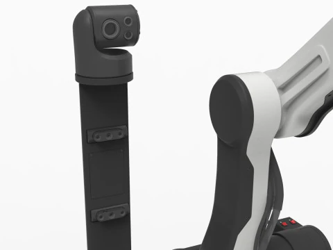 Industrial Robot arm 3D Model