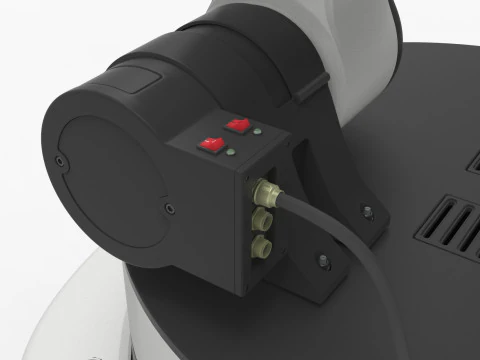 Industrial Robot arm 3D Model