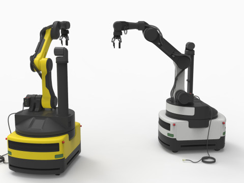 Industrial Robot arm 3D 모델