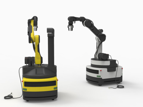 Industrial Robot arm 3D 모델