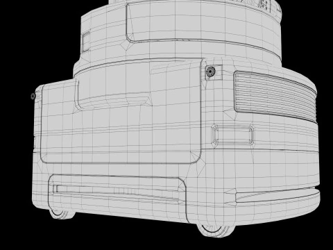 Industrial Robot arm 3D Model