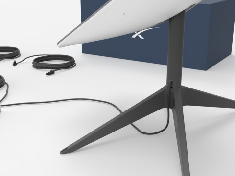 Starlink satellite dish 3D मॉडल