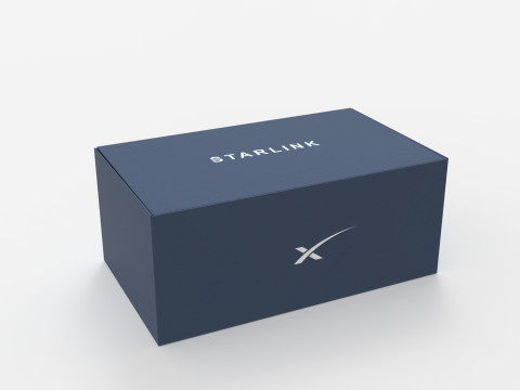 Starlink satellite dish 3D मॉडल