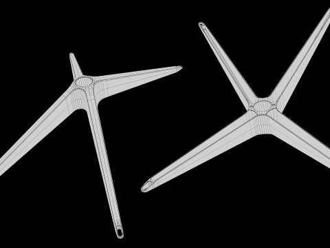 Starlink satellite dish 3D मॉडल