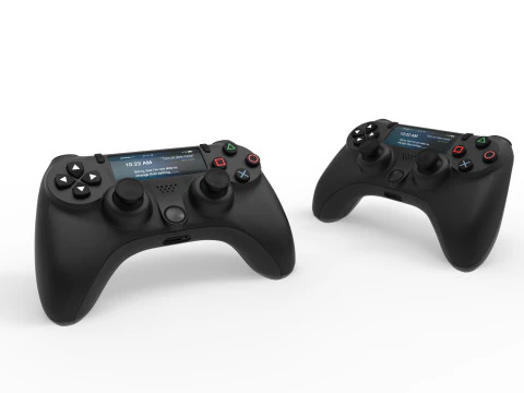 게임패드 조이스틱 3D 모델