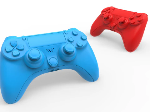 게임패드 조이스틱 3D 모델