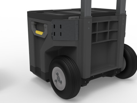 Tool Box Set closed and open 3D Model