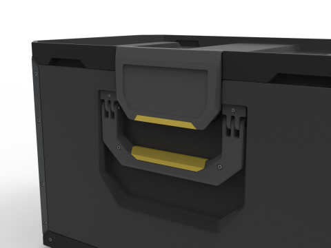 Tool Box Set closed and open 3D Model
