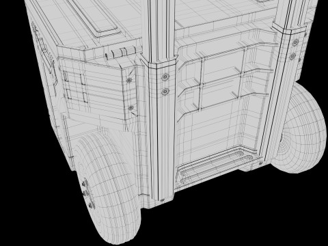 Tool Box Set closed and open 3D Model