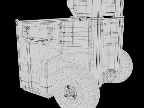 Tool Box Set closed and open 3D Model