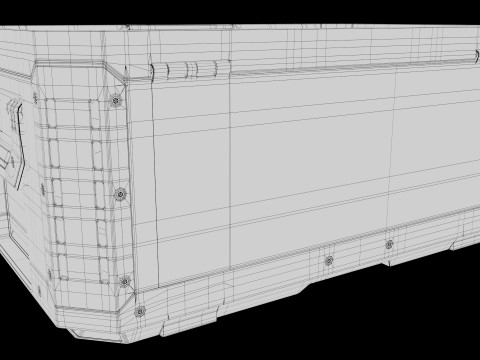 Tool Box Set closed and open 3D Model