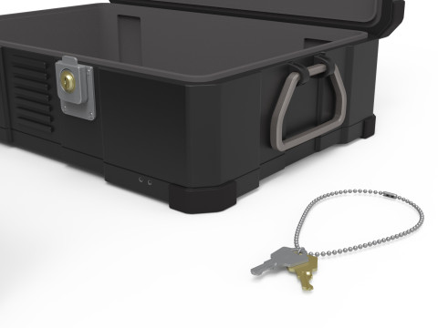 Boxes Close and Open vs key Modèle 3D