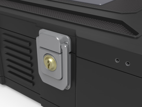Boxes Close and Open vs key Modèle 3D