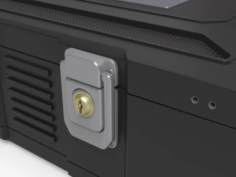 Boxes Close and Open vs key 3D Model