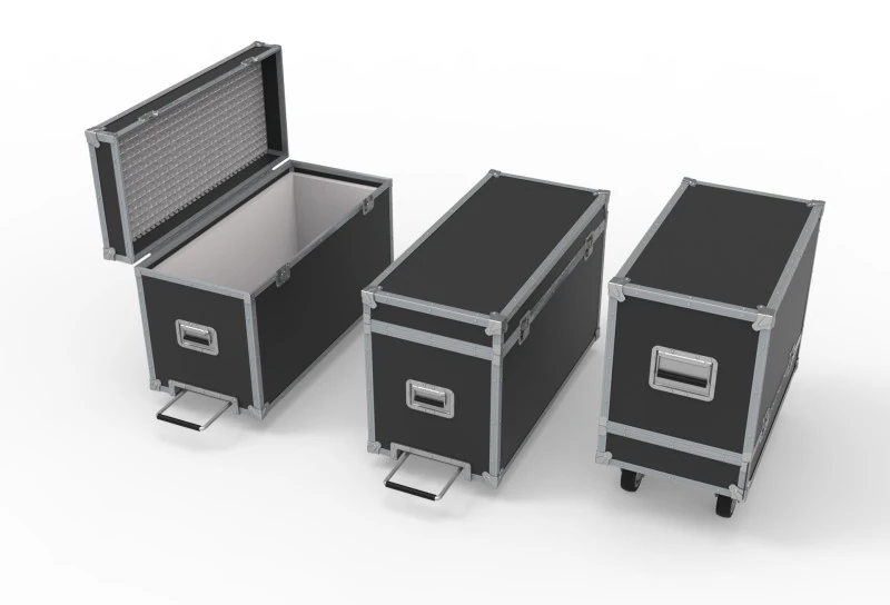 Flightcase Verlichtingskast 3D Model .c4d .max .obj .3ds .fbx .stl .blend 