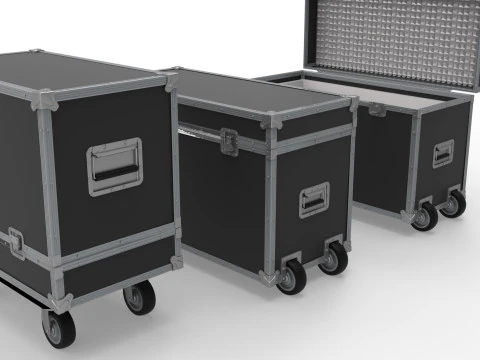 Flightcase Verlichtingskast 3D Model
