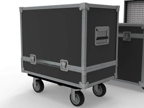 Flightcase Verlichtingskast 3D Model