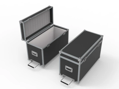 Flightcase Verlichtingskast 3D Model