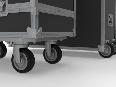 Flightcase Verlichtingskast 3D Model