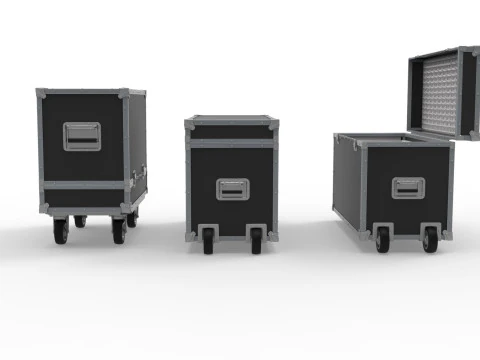 Flightcase Verlichtingskast 3D Model