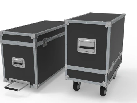 Flightcase Verlichtingskast 3D Model