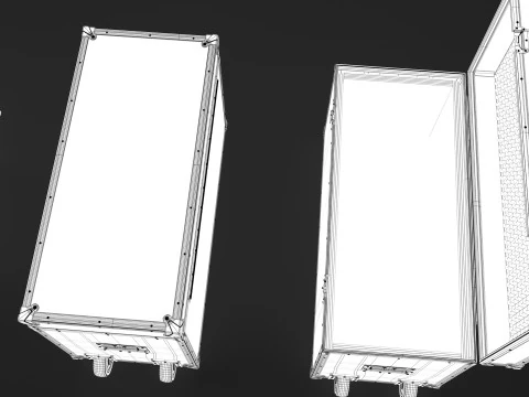 Flightcase Verlichtingskast 3D Model