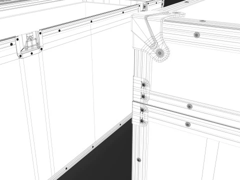 Flightcase Verlichtingskast 3D Model