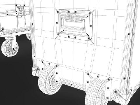 Flightcase Verlichtingskast 3D Model