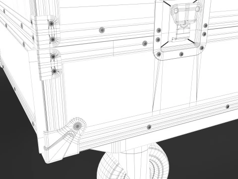 Flightcase Verlichtingskast 3D Model